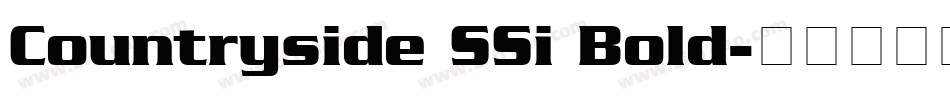 Countryside SSi Bold字体转换